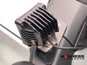 Ford Bronco Lighting Upgrade - ZROADZ - A-Pillar Dual Mount - 3in White LED Pods Ford Bronco Lighting Upgrade - ZROADZ - A-Pillar Dual Mount - 3in White LED Pods